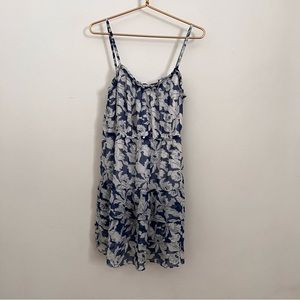American Eagle Outfitters size 8 blue and white floral dress